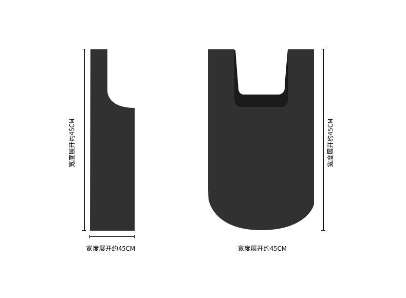 5卷100只手提式黑色家用垃圾袋办公室物业不脏手厂家直发一件批发详情11