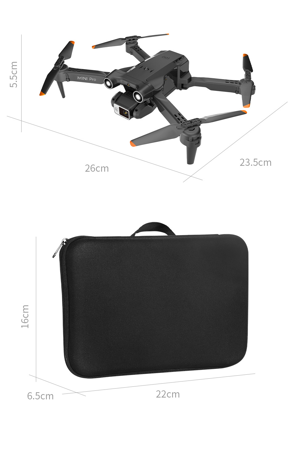 H63四面避障电调高清摄像遥控飞机光流定点悬停飞行器drone，无人机详情20