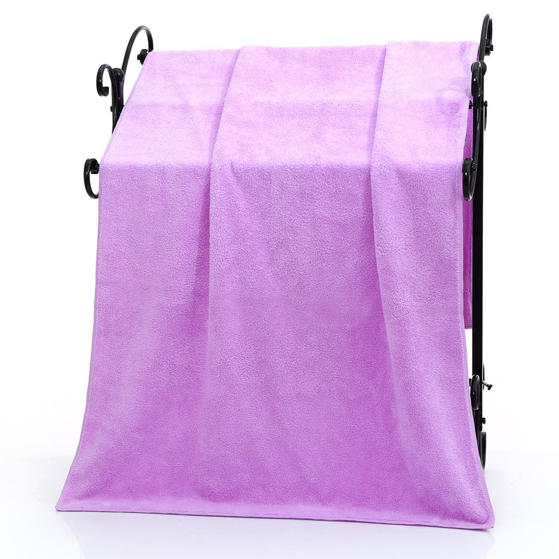 【 Chi Jia 】 Bath towel Superfine fiber 70*140 Coral Fleece thickened adult beach Absorbent Soft Gift manufacturer pic 14