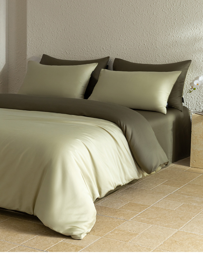 A类新疆长绒棉纯棉100轻奢四件套全棉宿舍三件套床笠床单床上用品详情11