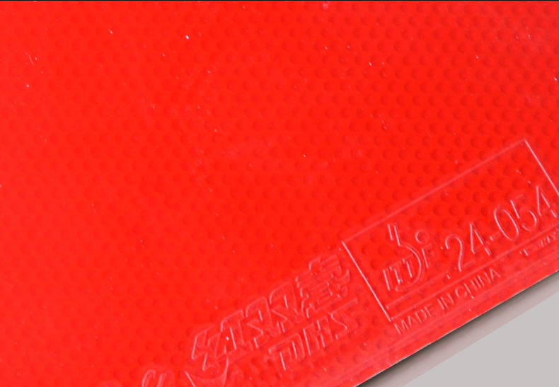 The Red Double Happiness Hurricane classic table tennis rubber is durable and highly elastic, making it suitable for professional competition rubber pic 5