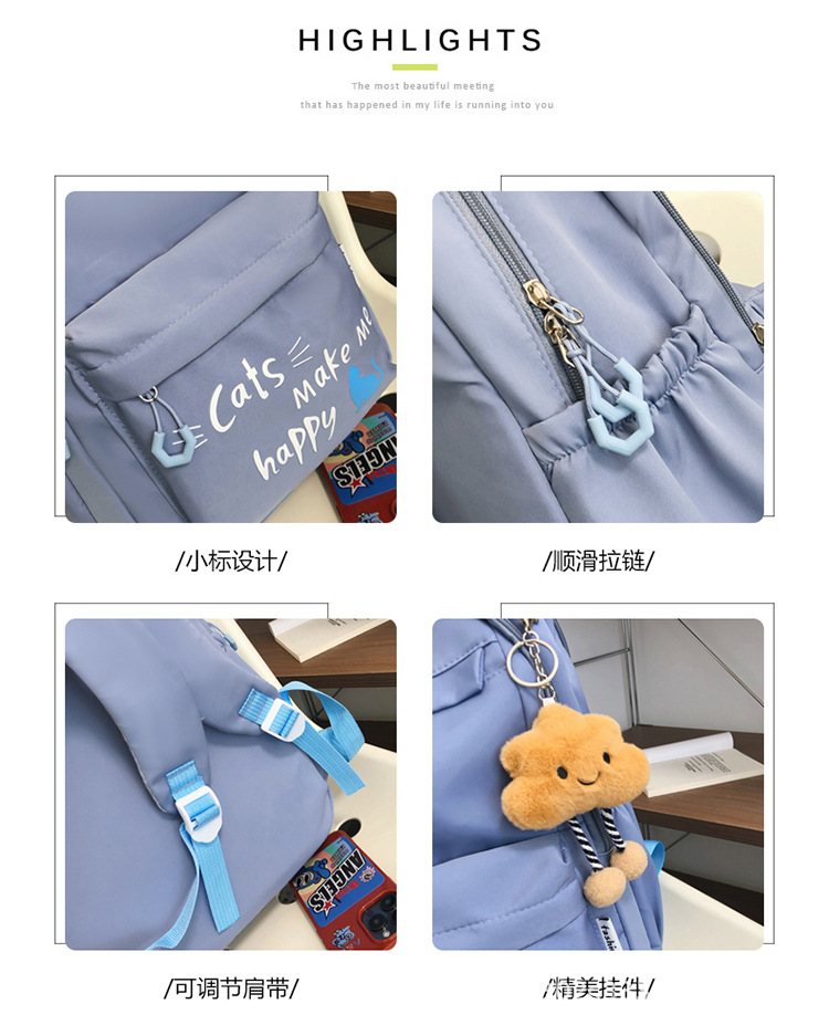 书包女小学生三到六年级轻便减负大容量双肩包新款初中高中生背包详情19
