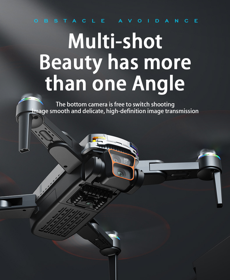 JS39跨境新品无人机带一键返航无刷电机高清屏幕航拍遥控飞机玩具详情38