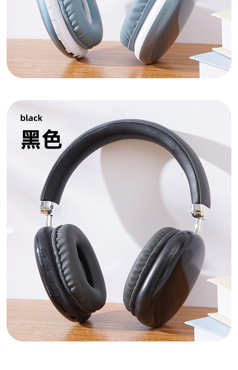 Selected cross-border best-selling over-ear wireless Bluetooth headphones with ultra-long battery life, Apple compatible, factory direct sales pic 21