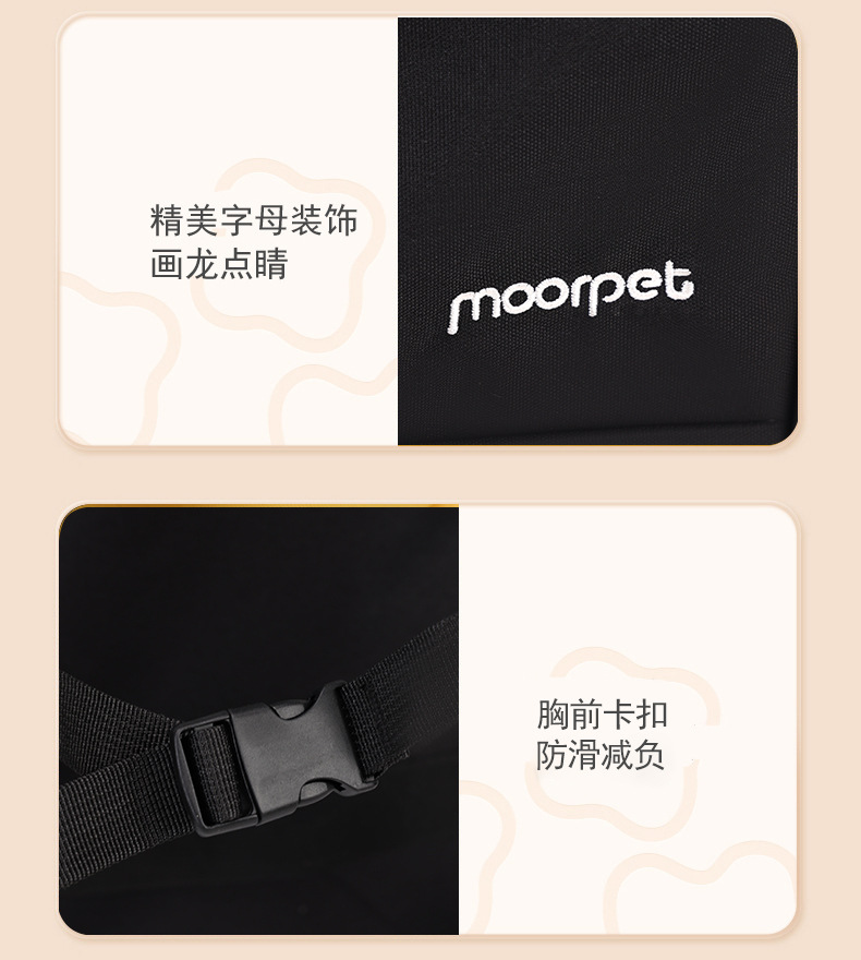 Factory direct supply cat bags for portable outings, large-capacity space capsule, double-shoulder hand-carry, breathable Japanese and Korean style pet bags pic 25