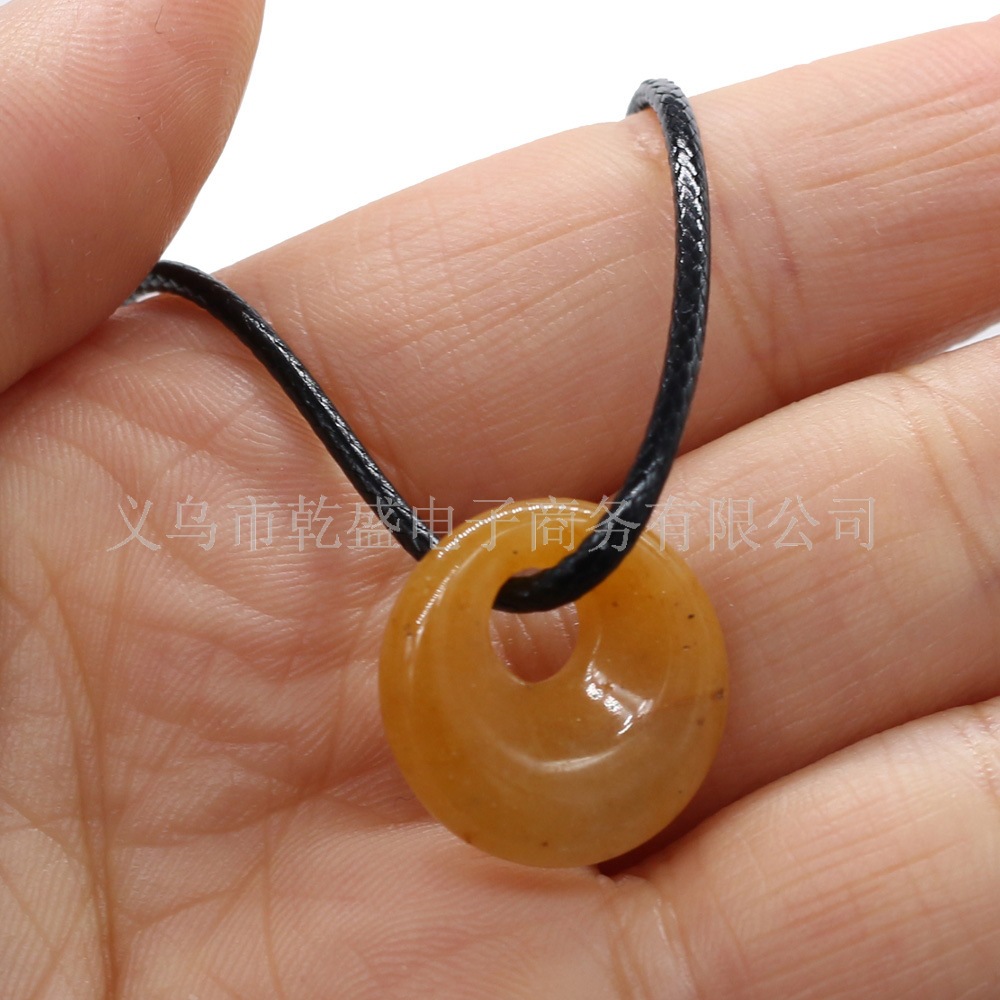Exquisite natural stone semi-precious stone beads, large-hole beads, DIY jewelry accessories, handcrafted necklaces, wholesale pic 9