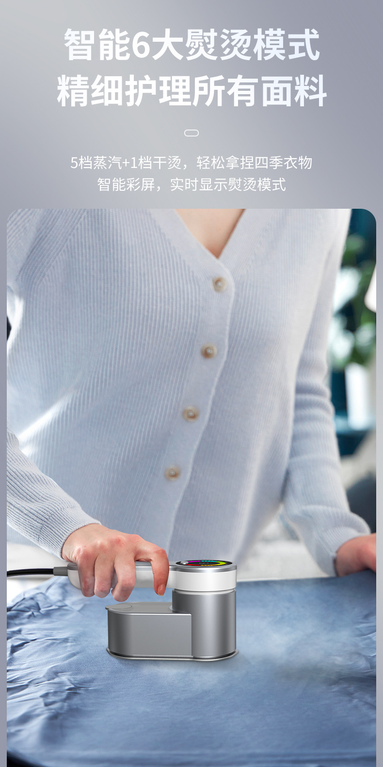 跨境无线手持式挂烫机熨衣机大功率蒸汽家用便携式熨斗旅行电熨斗详情11