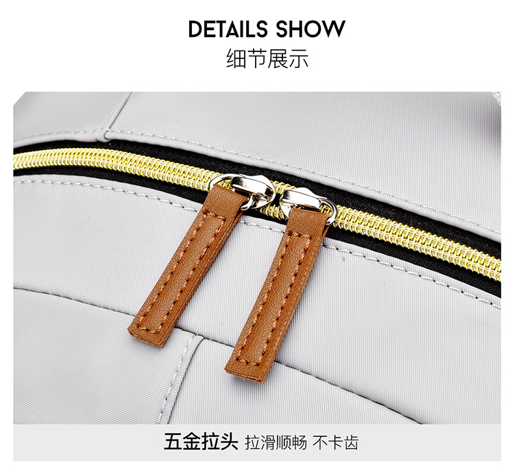 New high-appearance level casual backpack, large-capacity high-end travel bag, hiking bag, Oxford fabric backpack pic 27