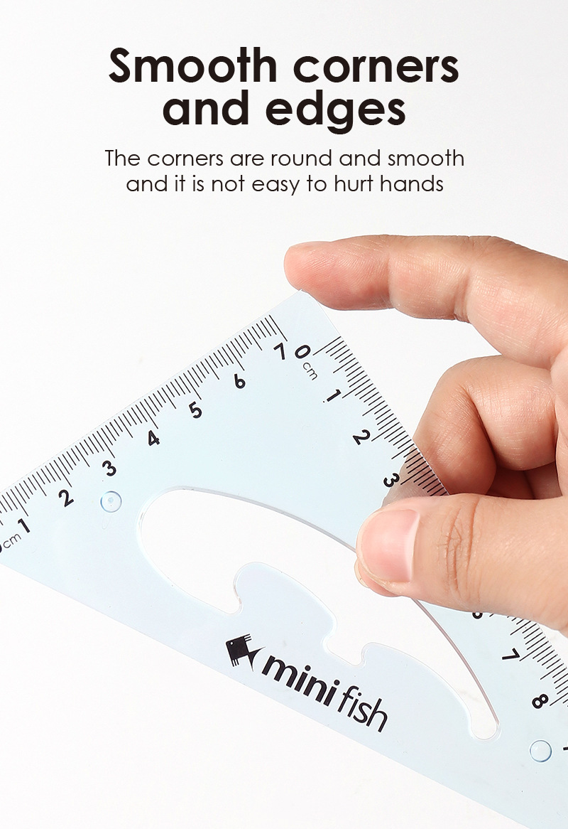 跨境外贸套装尺15cm软套尺学生彩色学习用品文具软尺子四件套批发详情5