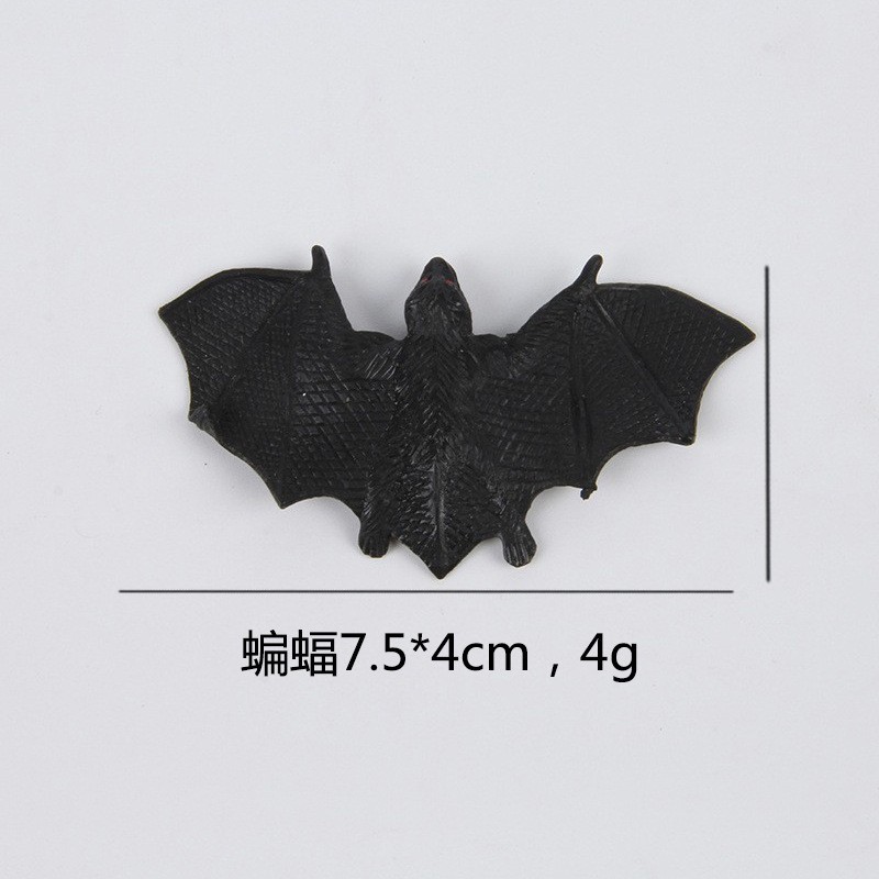 跨境新奇整人恶搞仿真黑蝎子蝙蝠老鼠蜘蛛万圣节整蛊塑胶玩具批发详情10