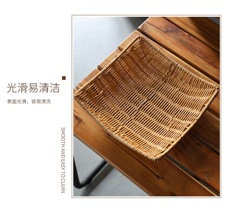 Rattan-like woven fruit platter, hotel restaurant, dried fruits, fried snacks, snack box, fruit basket pic 10