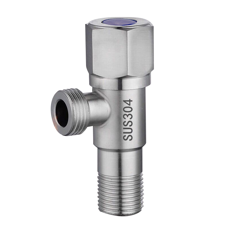 304 stainless steel Angle valve, thickened pure copper Angle valve, 4-inch water heater cold and hot water all-copper stop valve, valve switch pic 1