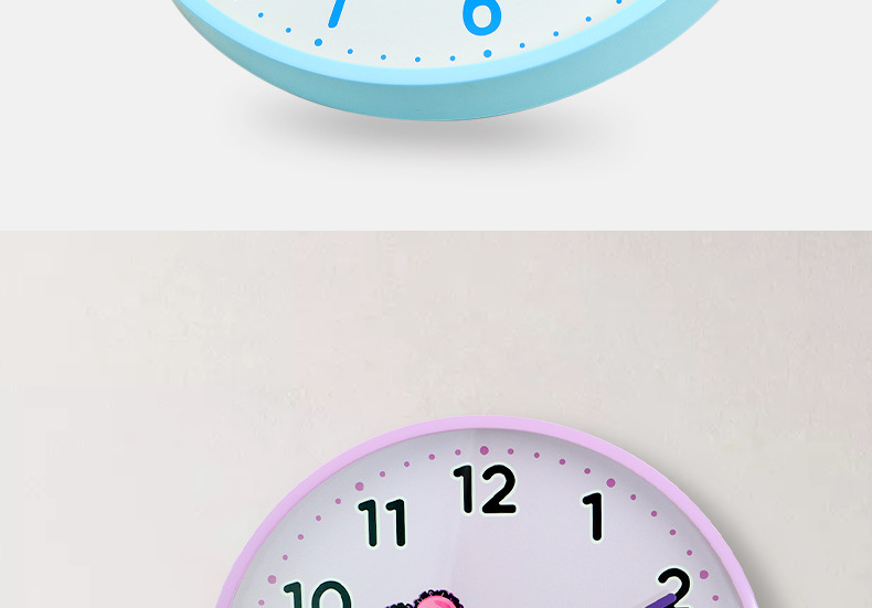 三丽鸥正版库洛米卡通挂钟客厅儿童房创意挂墙时钟可爱女生钟表详情11