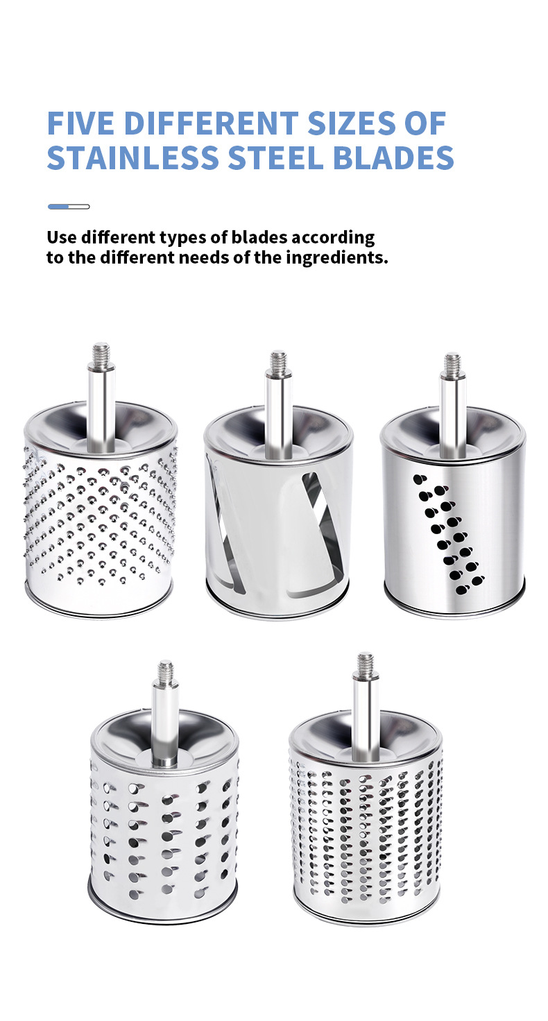 Cross-border Amazon hand-cranked peanut grinder, cheese shred, nut grinder, multi-functional drum grinder pic 8