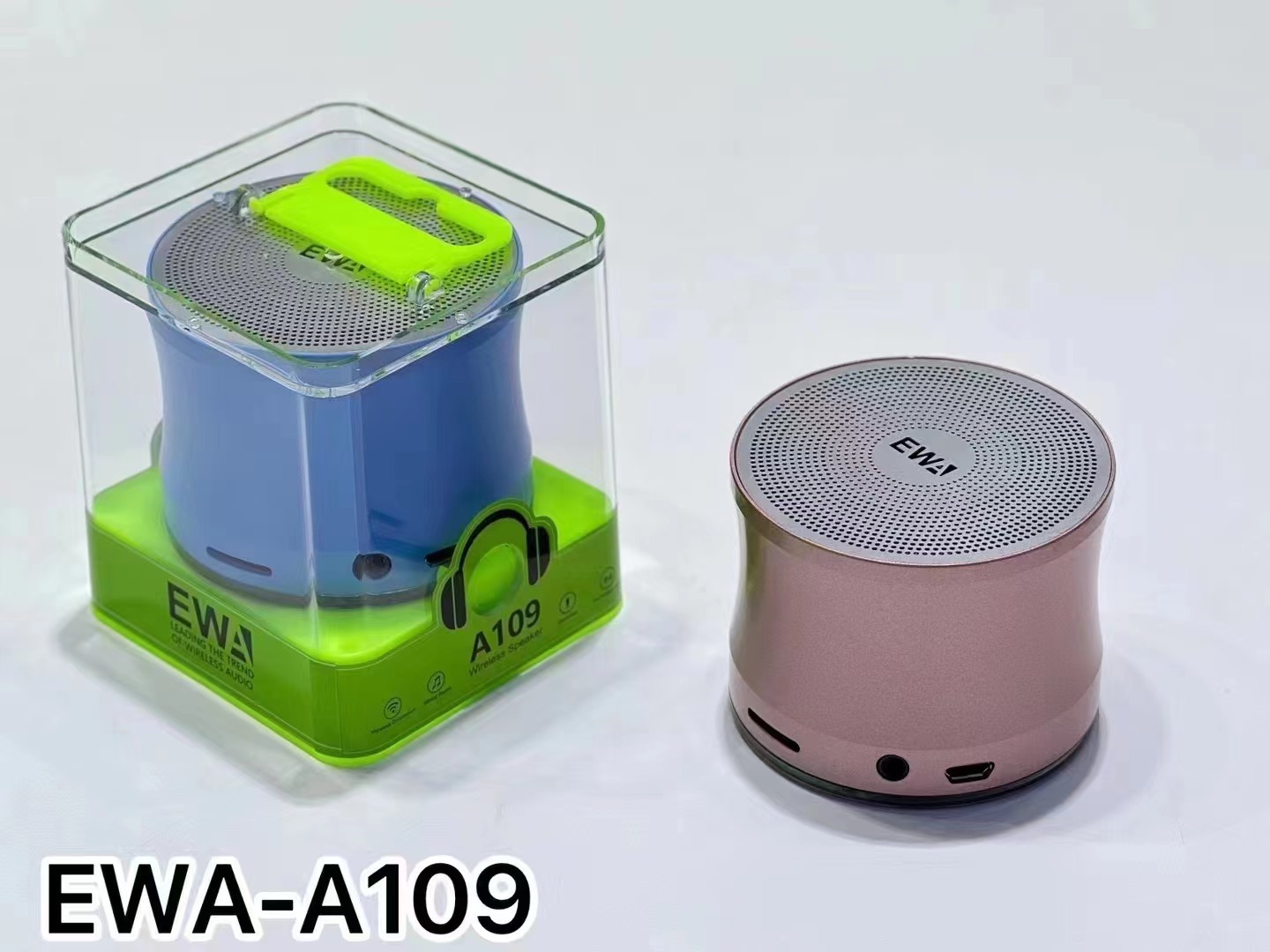 EWA-A109Pro Subwoofer outdoor car communication Bluetooth speaker with TF card insertion, TWS factory direct sale pic 9