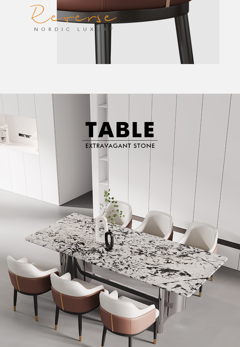 意式餐厅椅猫爪皮革餐桌凳子靠背现代高级感酒店简约洽谈椅极简凳子家具餐椅复古椅子椅子详情5