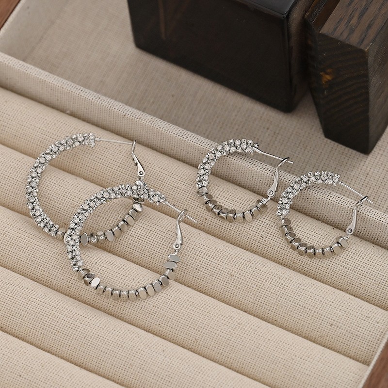 日韩精致简约耳圈爆款时尚百搭高级感素圈耳环气质通勤冷淡风耳扣详情50