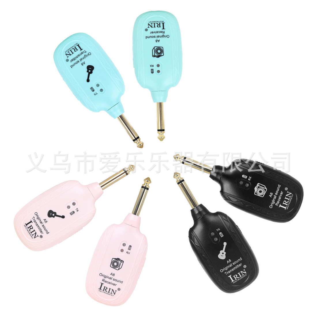 IRIN电吉他无线收发器电吹管乐器音频传输系统拾音器A8接收发射器详情3