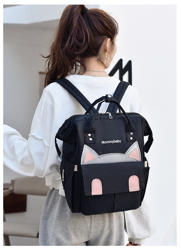 妈咪包双肩多功能大容量时尚手提母婴包妈妈旅行婴儿奶瓶尿布背包详情22