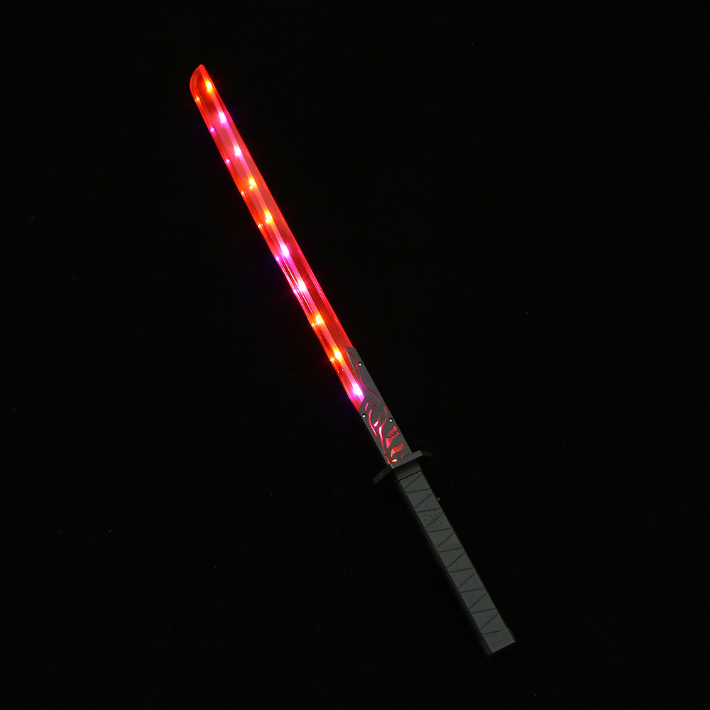 武士发光刀剑闪光棒七彩闪光战斗音效激光剑夜市地摊玩具批发详情5