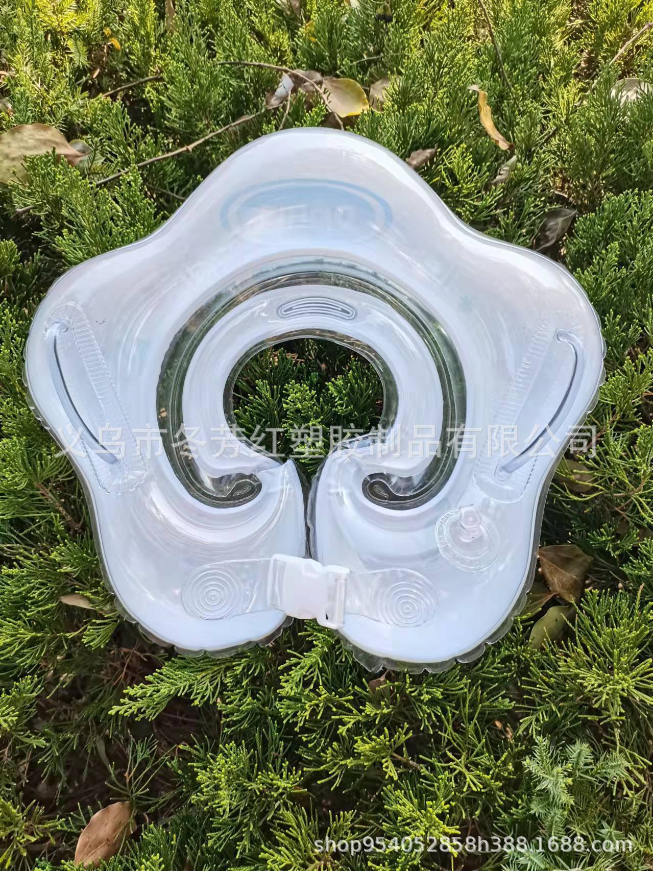 厂家直供新款婴儿脖圈0到12个月双把手双铃铛戏水游泳圈宝宝玩具运动户外游泳用品详情16