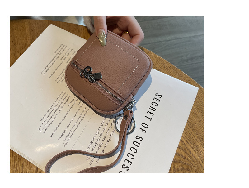 零钱包头层牛皮手拿包日常搭配真皮手腕包跨境热卖口红包2025新款详情8