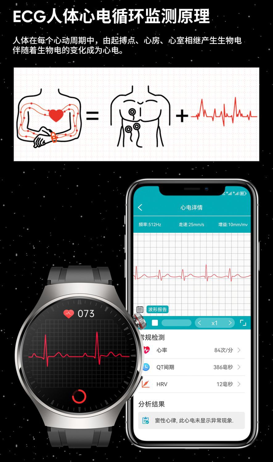 One-stop consignment of cross-border MT200 blood glucose smartwatch, blood pressure, heart rate, ECG, Bluetooth call and sports watch pic 15