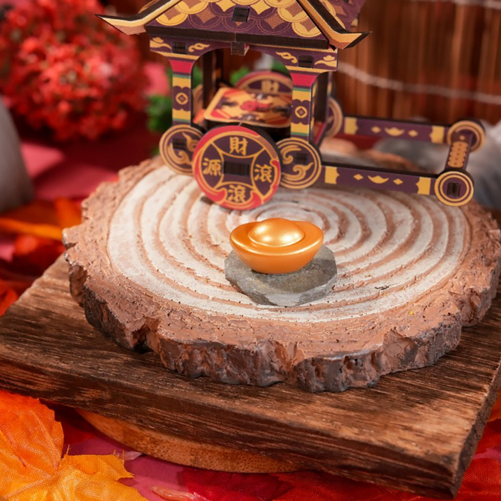 镇澜宫2026年马年新款运富马金属摆件运财马摆件木马摇马玩具详情9