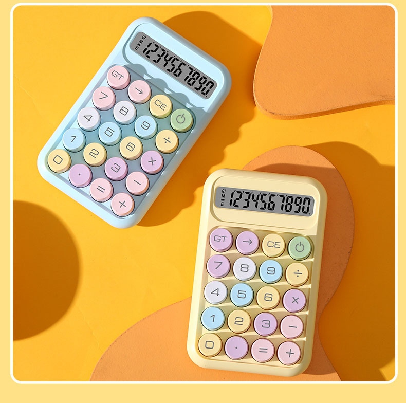 819MAX Dopamine Calculator, student portable mechanical keyboard, 10-digit calculator, exam accounting calculator pic 4