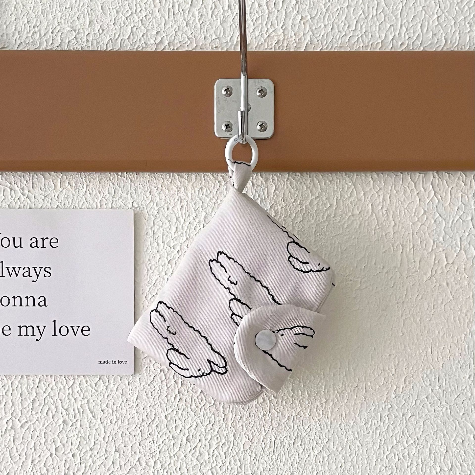 韩国ins蝴蝶结零钱包可爱少女心便携多功能收纳卡包小巧包包挂件详情8