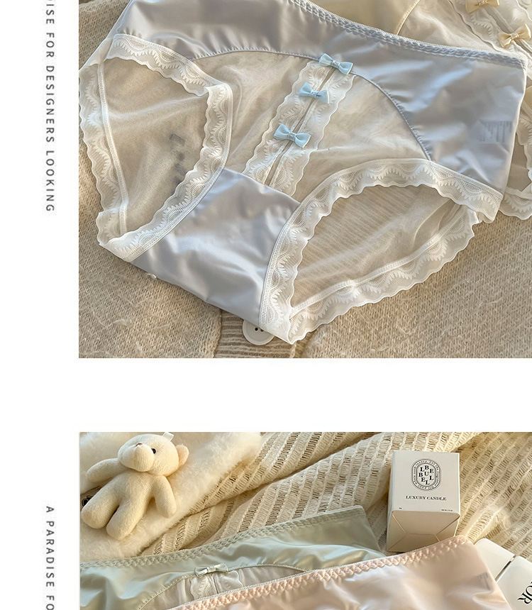新品大码国风少女系蕾丝纯欲仙气少女中腰内裤棉档包臀三角裤批发详情10