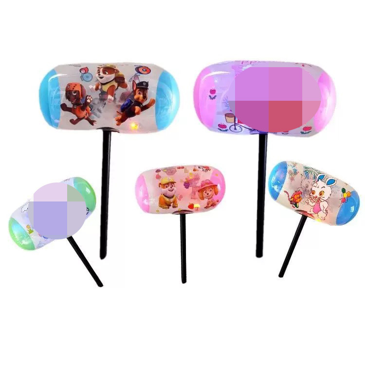 发光充气千吨锤大号充气玩具1000吨锤子大号千吨锤儿童手持惩罚锤详情6