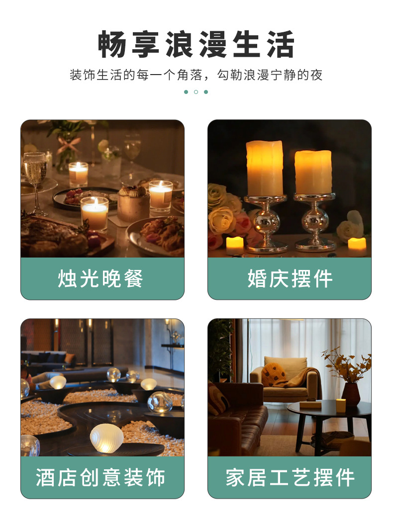 欧式创意烛光晚餐蜡烛杯 复古餐桌摆件星空高脚玻璃烛台浪漫道具详情4