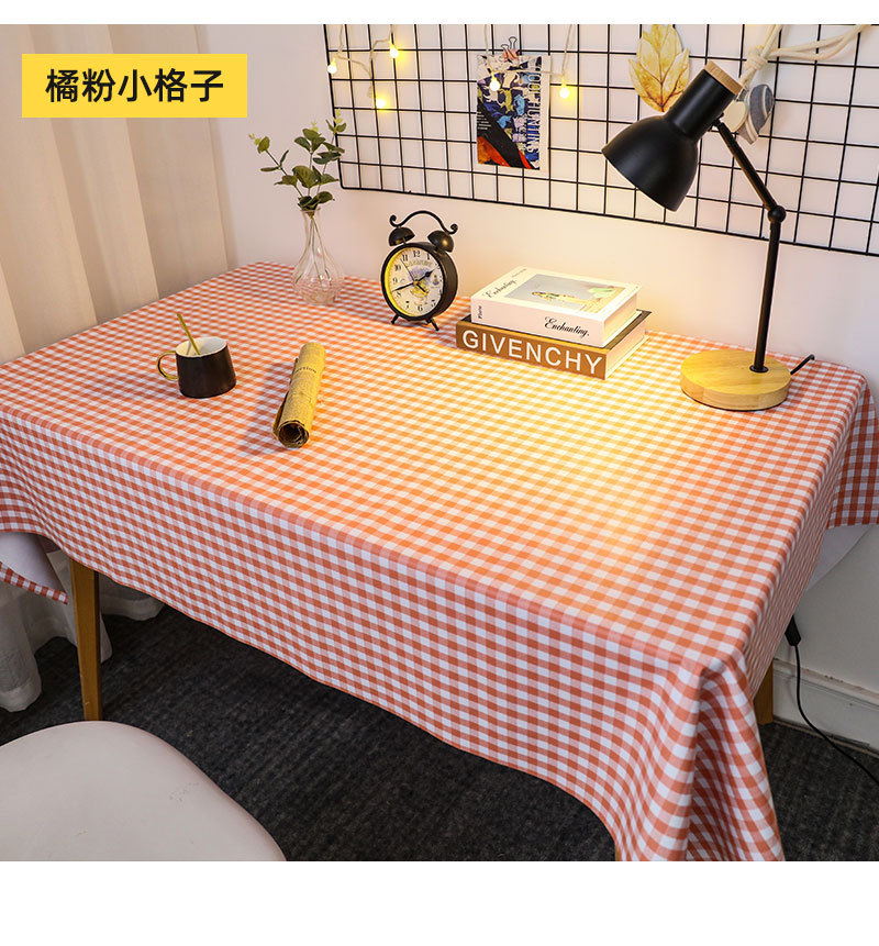 桌布防水防油免洗北欧ins网红学生书桌长方形餐桌台布茶几pvc桌垫详情21