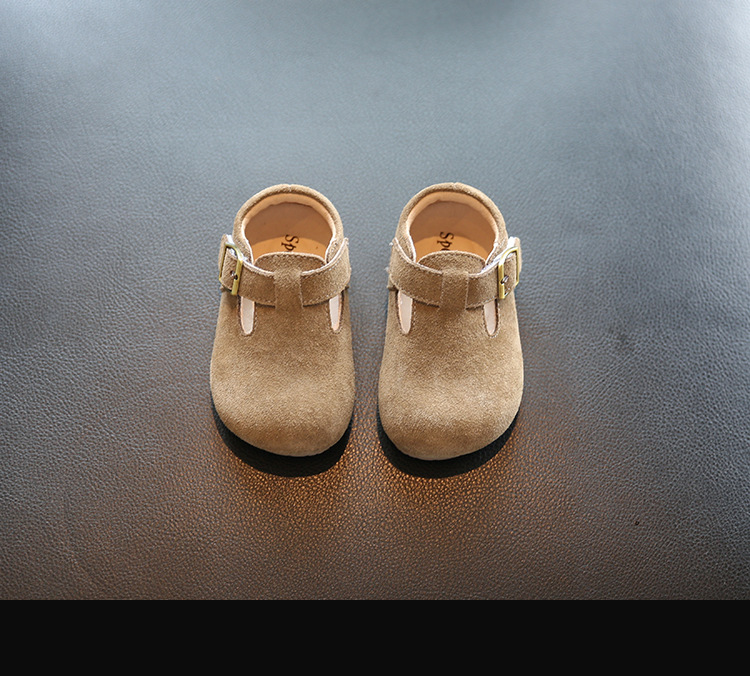 女童单鞋秋季新款儿童勃肯鞋软底婴儿学步鞋女宝宝豆豆鞋小童鞋子详情11