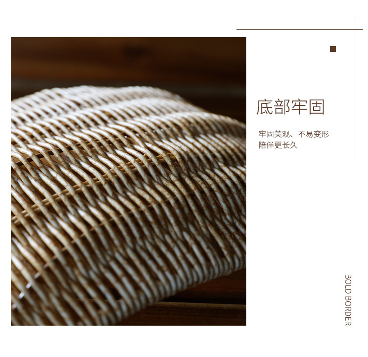 Rattan-like woven fruit platter, hotel restaurant, dried fruits, fried snacks, snack box, fruit basket pic 9
