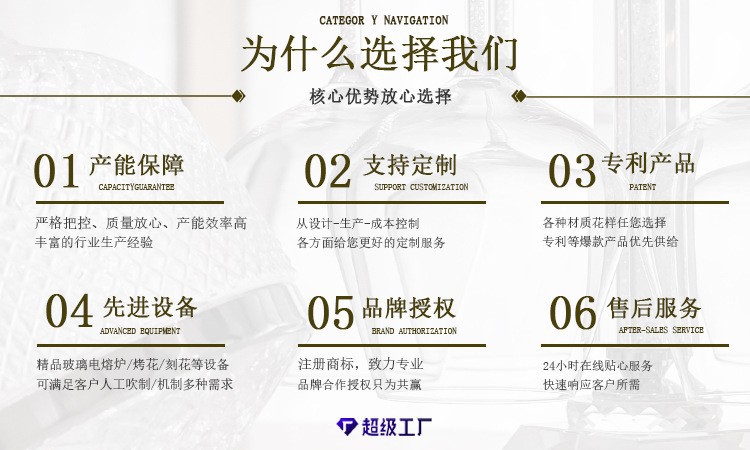 厂家批发日式金箔公道杯藏金耐热玻璃茶漏套装高档功夫茶具茶海详情3