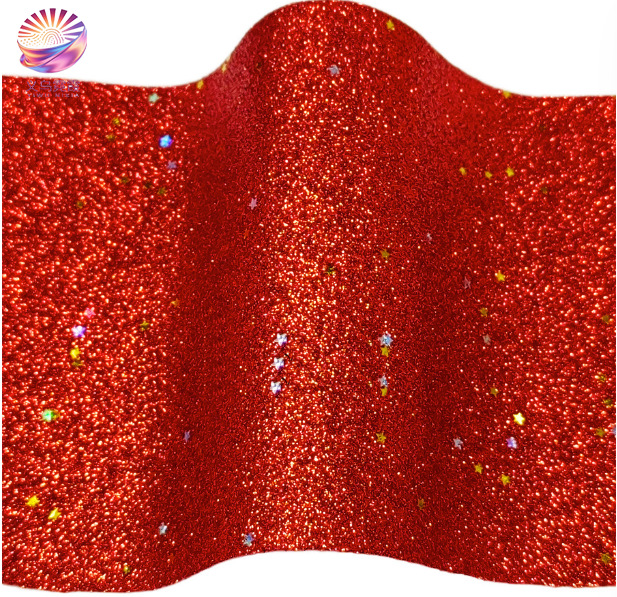格利特PU皮革金葱闪粉反光面料珠光地毯箱包鞋材手机壳女装连衣裙时尚材质详情30