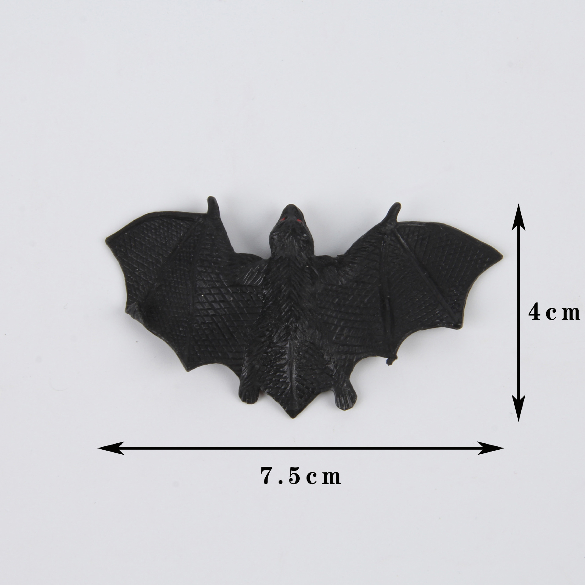 跨境立体蝙蝠鬼节酒吧KTV布置万圣整蛊道具迷你仿真软胶蝙蝠玩具详情6