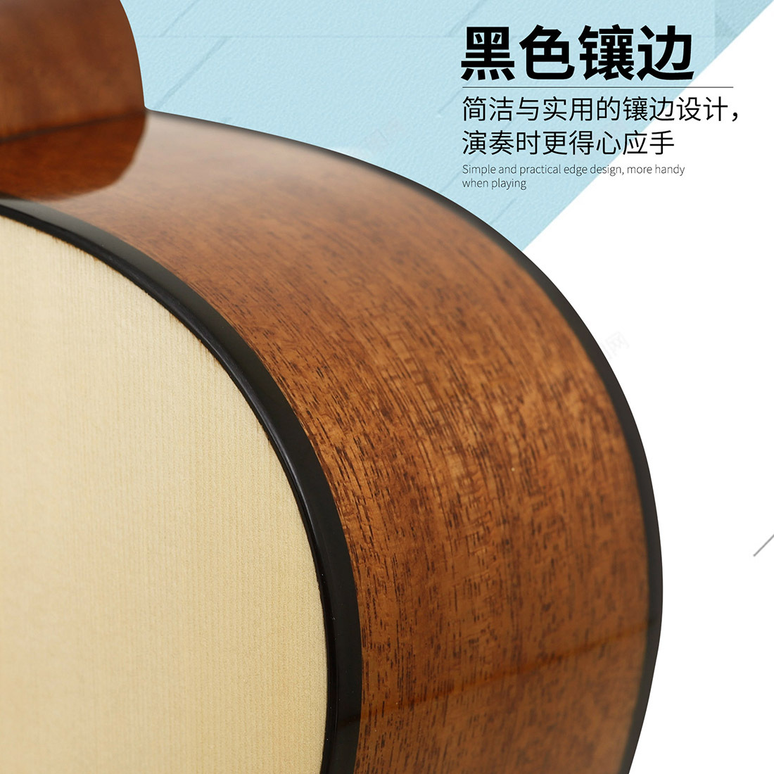 IRIN吉他36英寸亮光民谣木吉他儿童成人初学吉他乐器厂家guitar琴详情5