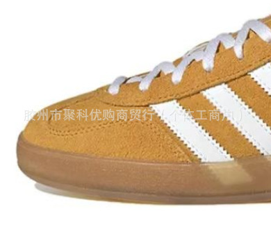 莆田德训鞋女鞋莆田高版本samba纯原百搭校园银色增高厚底红色小详情21