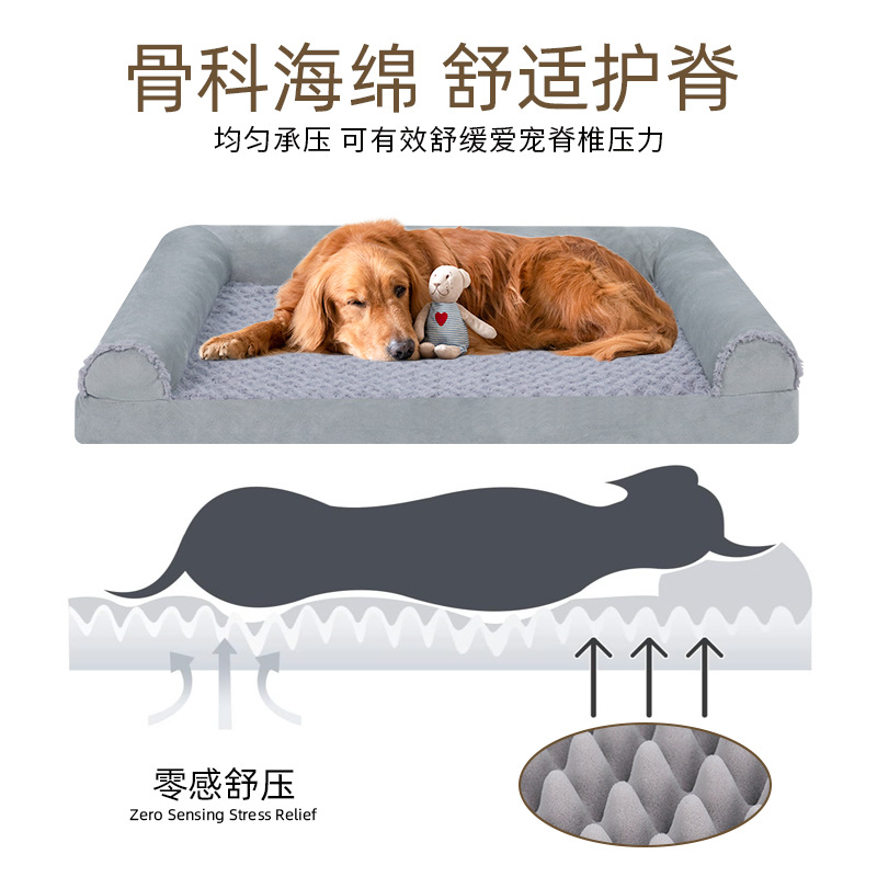 狗窝四季通用中大型犬狗狗床房子型柯基窝猫窝狗屋冬天保暖狗用品详情7