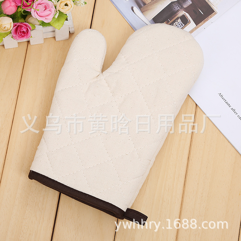 【 Chi Jia 】 Home kitchen high-temperature resistant oven baking heat insulation gloves, microwave scald protection, steamer heat protection pic 3