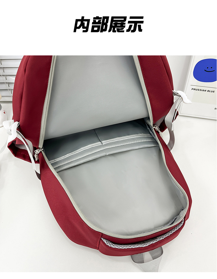 New cross-border backpacks for women in an ins style, large capacity for college students, high school and junior high school students, computer backpacks for men pic 20