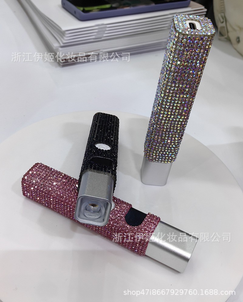 跨境新款迷你镶钻手持美甲灯便携式光疗机蓄电甲油胶烤灯适用美甲护理详情6