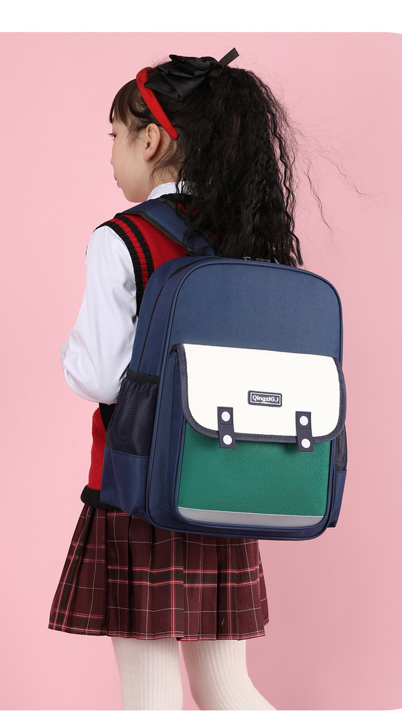儿童书包定制印logo小学生双肩包女学校背包斜挎包培训机构高颜值详情24