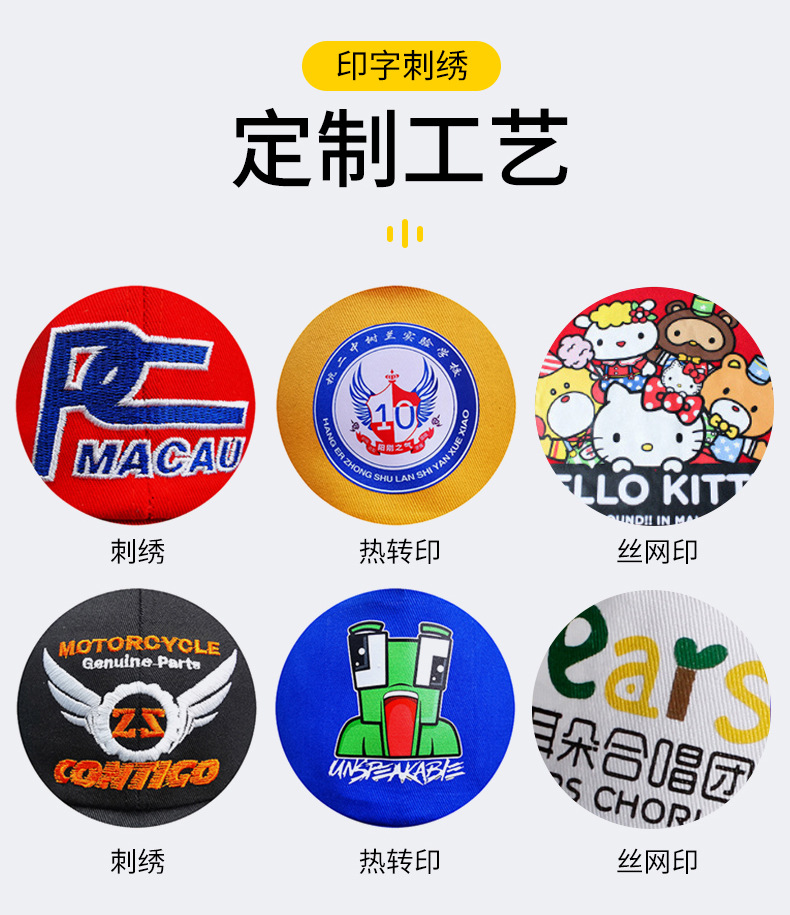光板渔夫帽刺绣加印logo双面防晒遮阳帽盆帽钓鱼帽亲子圆帽广告帽详情4