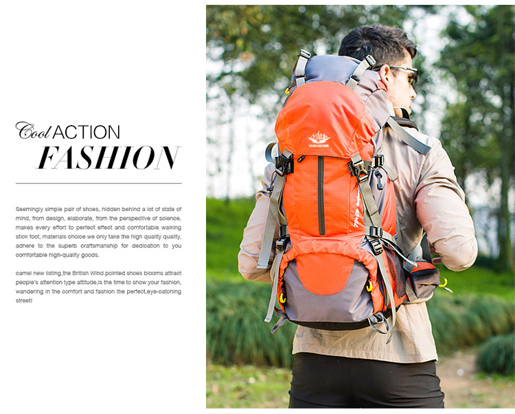 Yitu Hiking Bag, Cross-border Outdoor Sports, large-capacity nylon backpack, multi-functional outdoor backpack for hiking and sports pic 41