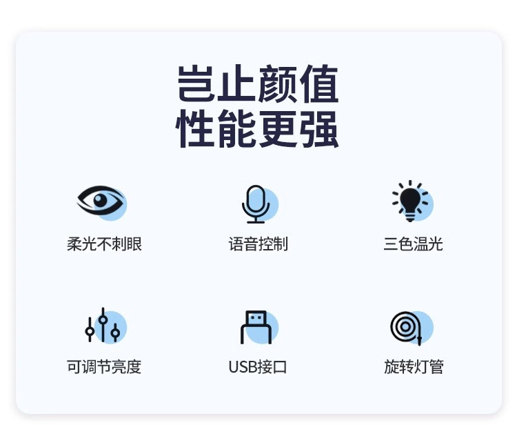 声控氛围灯智能语音小夜灯柔光睡觉卧室灯usb接口夜用护眼小台灯详情2
