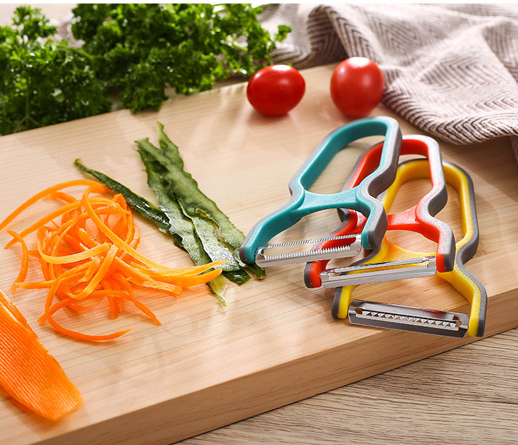 Stainless steel melon and vegetable grater, household multi-functional peeler, creative fruit peeler, kitchen small tools pic 9